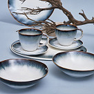 Набор из 2 чашек GALACTICA  230 мл с блюдцами (фарфор)