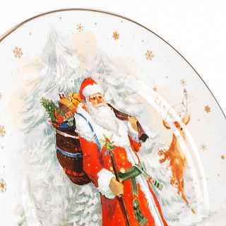 Набор из 2-х тарелок (арт. 14025 и арт. 14026) NEW YEAR 19 см;