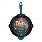 Сковорода для жарки 26x4,5см с вспомогательной ручкой (эмалированны