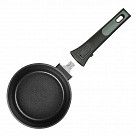 Ковш BRILLIANT 16x7,5см / 1,3л со съем.ручкой и стек. крышкой (алю