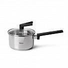 Ковш ELIZ 18x10см / 2,4л с крышкой (нерж.сталь)