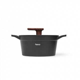 Кастрюля FILOMENA 20x10,5см / 2,3л со стеклянной крышкой (алюминий