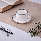 Чашка ART DECO 250мл с блюдцем (фарфор)