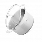 Кастрюля PLATINO 24x13,5 см / 5,7л со стеклянной крышкой (нерж.стал