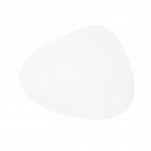 Сервировочный коврик 44x37см, коричневый+белый (ПВХ)