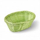 Плетеная корзинка овальная 24x17x9 см (пластик)