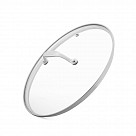 Кастрюля PLATINO 24x13,5 см / 5,7л со стеклянной крышкой (нерж.стал