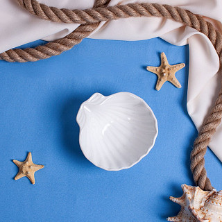 Миска SEA SHELL 12см (фарфор) Миска SEA SHELL 12см (фарфор)