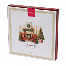 Тарелка CHRISTMAS EVE 27см цвет красный (фарфор)