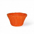 Плетеная корзинка круглая 19x10 см (пластик)