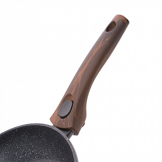 Cковорода для жарки CAPELLA 28x5,5см со съемной ручкой и стеклянно