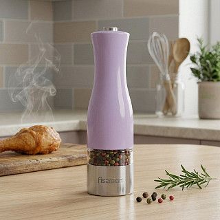Электрическая мельница для соли и перца 20 см с подсветкой