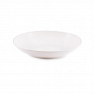 Тарелка глубокая ALEKSA 20,5см, цвет белый (фарфор)