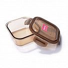 Контейнер с пластиковой крышкой 15x15x6 см / 800 мл (стекло)