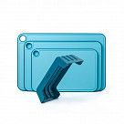 Набор из 3 разделочных досок 41х28см,36х24см,31х20см цвет синий (пл