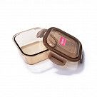 Контейнер с пластиковой крышкой 13x13x5 см / 520 мл (стекло)