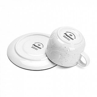 Чашка ART DECO 120мл с блюдцем (фарфор)