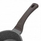 Сковорода для жарки UNIQUE PRO 20x5,9см со стеклянной крышкой (алю