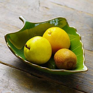 Блюдо глубокое GREEN 31.5X23X7.5 CM (керамика)