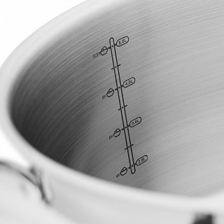 Кастрюля PLATINO 24x13,5 см / 5,7л со стеклянной крышкой (нерж.стал Кастрюля PLATINO 24x13,5 см / 5,7л со стеклянной крышкой (нерж.стал