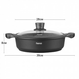 Сотейник PRESTIGE 28x8 см /4,1  л с крышкой (алюминий) Сотейник PRESTIGE 28x8 см /4,1  л с крышкой (алюминий)