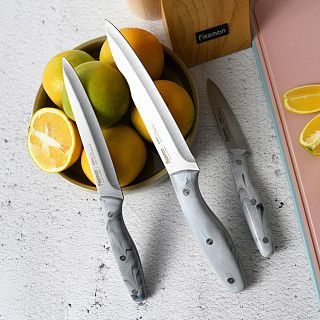 Набор ножей 3 пр. (16см / 13,5см / 10см) Romero Набор ножей 3 пр. (16см / 13,5см / 10см) Romero