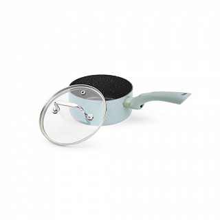 Ковш MINI CHEF 14x6,5cм / 0,95л с крышкой (алюминий) Ковш MINI CHEF 14x6,5cм / 0,95л с крышкой (алюминий)