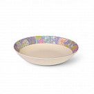 Тарелка глубокая FLOWER 22x4,4 см (бамбуковое волокно)