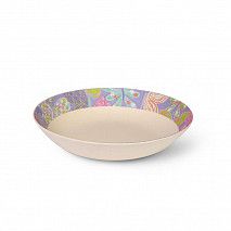 Тарелка глубокая FLOWER 22x4,4 см (бамбуковое волокно)