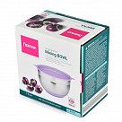 Миска 16x10 см / 1.5 л с крышкой (нерж. сталь)