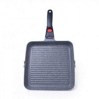 Квадратная сковорода-гриль 28x4,5 см LA GRANITE (алюминий)