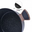 Кастрюля DIAMOND 28x13,5см / 7,1л со стеклянной крышкой (алюминий)