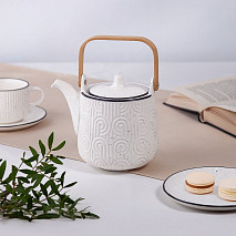Заварочный чайник ART DECO 1000 мл (фарфор)