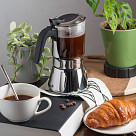 Гейзерная кофеварка 240 мл на 6 порций