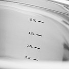 Кастрюля IRON ELEGANCE 24х15 см / 6,3 л со стеклянной крышкой (нер