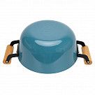 Кастрюля SEAGREEN 24x11см / 4л. со стеклянной крышкой (эмалированны