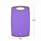 Разделочная доска 40x24x0,8 см (пластик+ТПР)