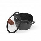 Кастрюля FILOMENA 20x10,5см / 2,3л со стеклянной крышкой (алюминий