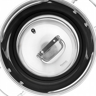 Кастрюля IRON ELEGANCE 20х12 см / 3,3 л со стеклянной крышкой (нер