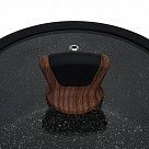 Кастрюля DIAMOND 20x10см / 2,6л со стеклянной крышкой (алюминий)