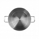 Кастрюля ESAAD 34х22 см / 19 л со стеклянной крышкой (нерж.сталь)