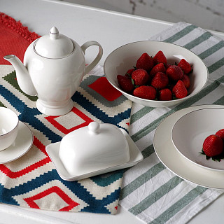 Салатник ALEKSA 23см цвет белый (фарфор) Салатник ALEKSA 23см цвет белый (фарфор)