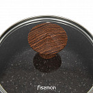 Кастрюля MAGIC BROWN 20x9,8 см / 2,7 л с крышкой (алюминий)