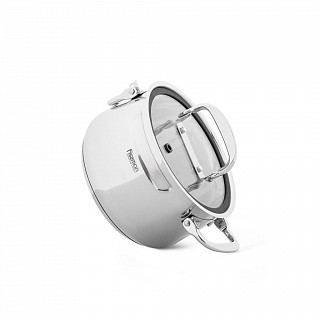 Кастрюля IRON ELEGANCE 16х10 см / 1,85 л со стеклянной крышкой (нер Кастрюля IRON ELEGANCE 16х10 см / 1,85 л со стеклянной крышкой (нер
