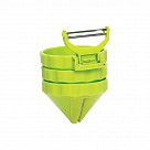 Набор из 3 овощерезок в форме конуса (нерж. сталь)