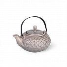 Заварочный чайник 800 мл с ситечком, СЕРЫЙ ПЕСОЧНЫЙ (керамика)