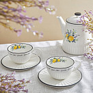 Набор из 2 чашек PROVENCE 250 мл с блюдцами (фарфор)