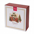 Салатник CHRISTMAS EVE 23,5x6,5см цвет красный (фарфор)