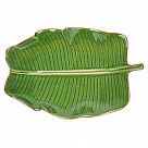 Блюдо глубокое GREEN 35X24X6 CM (керамика)