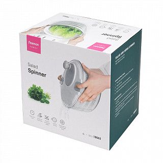 Сушилка для салата и зелени 24,3x16,3см, /4L (пластик)